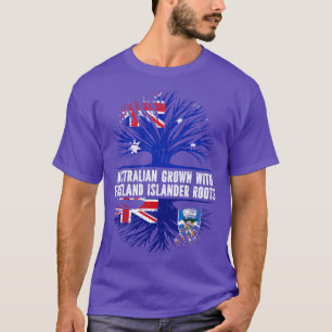 Camiseta Australiano crescido com Falkland Islander Roots A