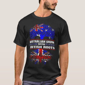 Camiseta Australiano crescido com Raízes Britânicas