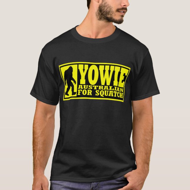 Camiseta AUSTRALIANO PARA SQUATCH - Bigfoot de YOWIE para (Frente)