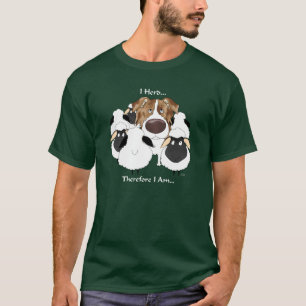 Camiseta Australiano - rebanho de I conseqüentemente eu so