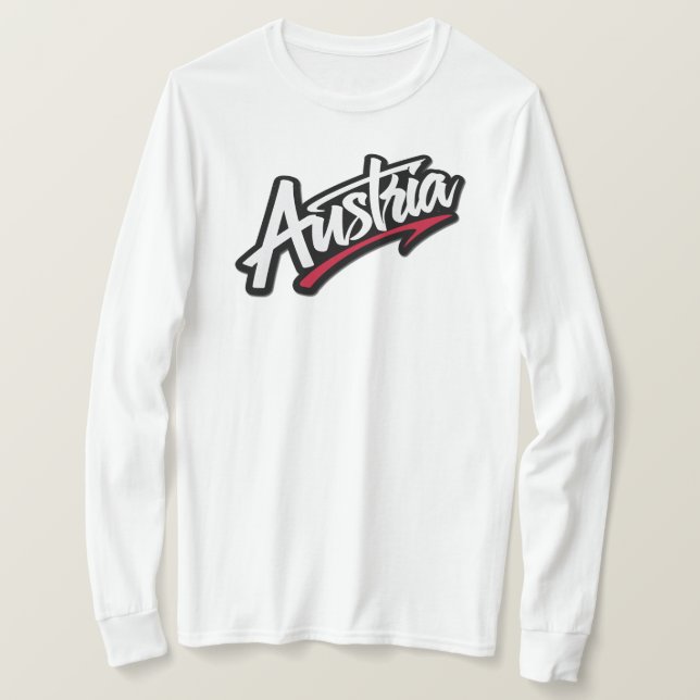Camiseta Áustria (Frente do Design)