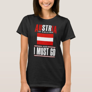 Camiseta Áustria, Áustria, Bandeira Áustria, Está Chamando