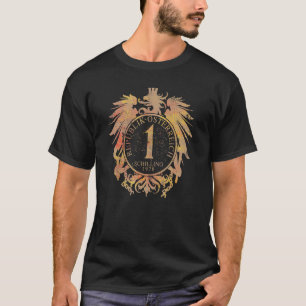 Camiseta Áustria Eagle Schilling Aniversário de 1978