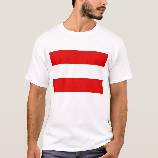 Camiseta Austria Flag T-Shirt, Patriotic T-Shirts, (Frente)