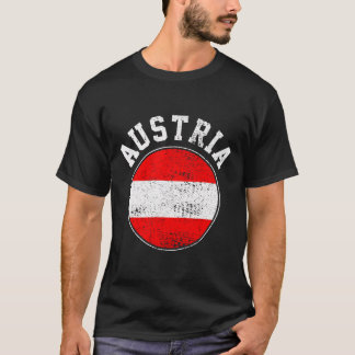 Camiseta Austria Flag Vintage