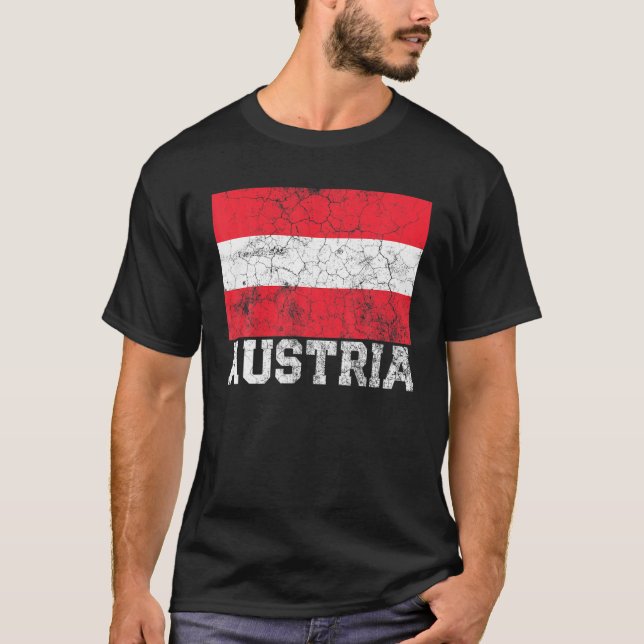 Camiseta Áustria, Sinalizador austríaco, Prioridade de Raíz (Frente)