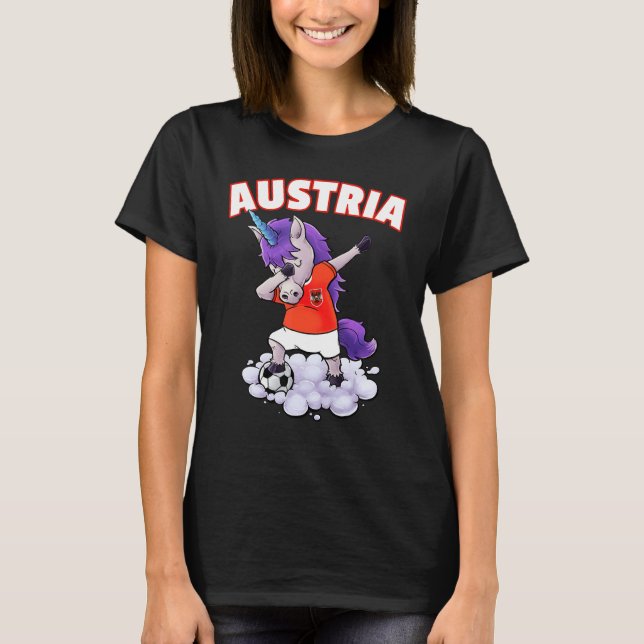 Camiseta Áustria Soccer Dabbing Österreic (Frente)