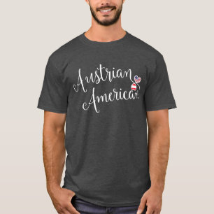 Camiseta Austríaca de Coração Enturada American
