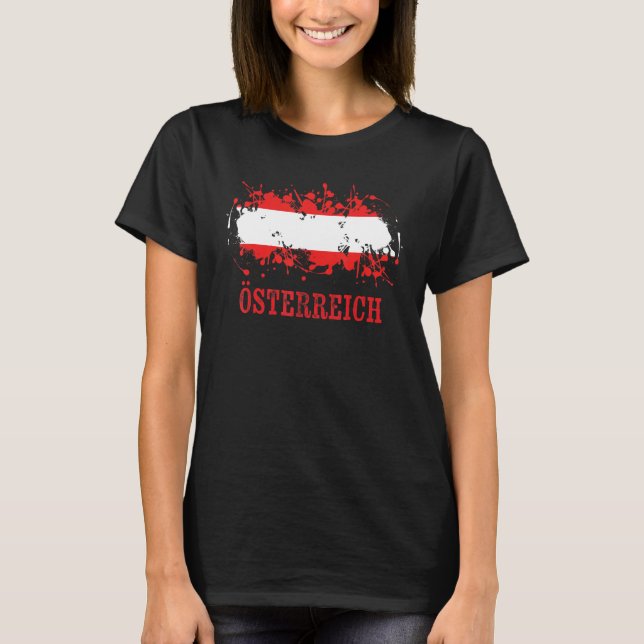 Camiseta Austrian enthusiasts for Österreich and Austria (Frente)
