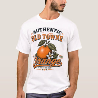 Camiseta Autêntica impressão de Orange Old Towne