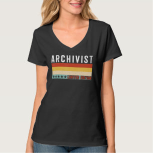 Camiseta Autenticação de Profissionais de Cargo de Arquivam