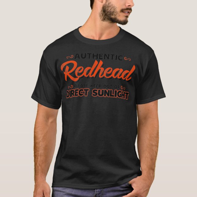 Camiseta Autenticidade de Redhead Manter Fora de Fundição D (Frente)