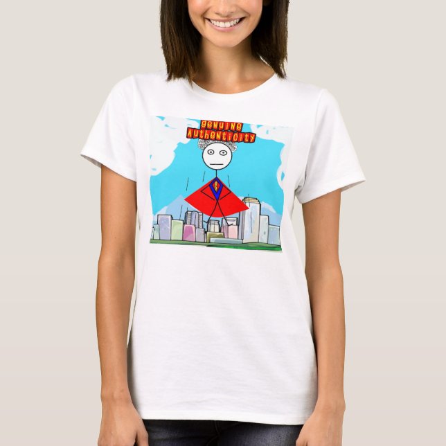 Camiseta Autenticidade genuína (Frente)