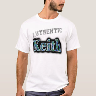 Camiseta Autêntico Clan Keith Tartan Name Design