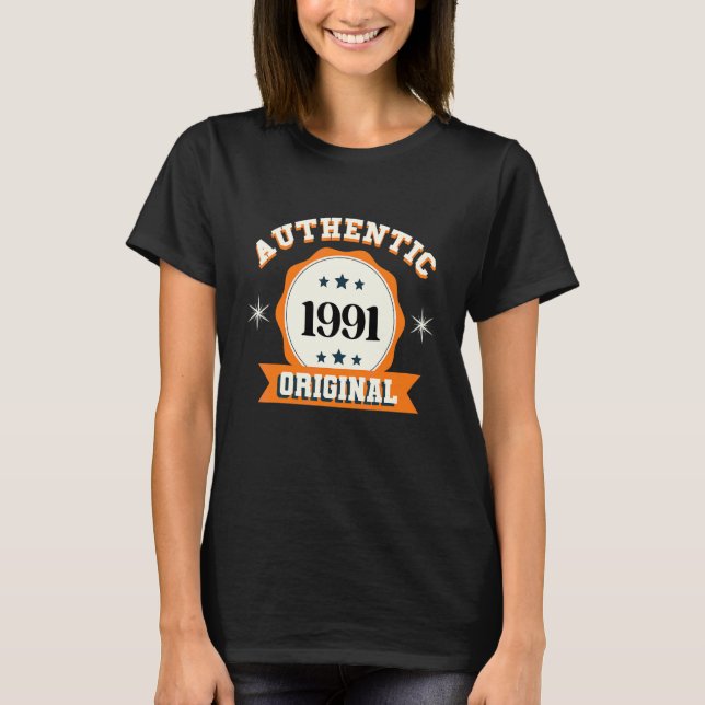 Camiseta Autêntico original de 1991 (Frente)
