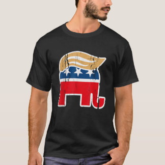 Camiseta AUTÊNTICO ORIGINAL Donald Trump Elephant T shirt S