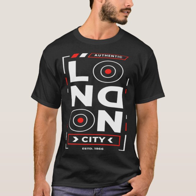 Camiseta Authentic London City Est 1966 (Frente)