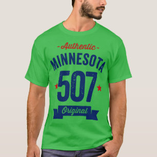 Camiseta Authentic Minnesota 507 Area Code