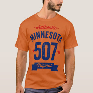 Camiseta Authentic Minnesota 507 Area Code