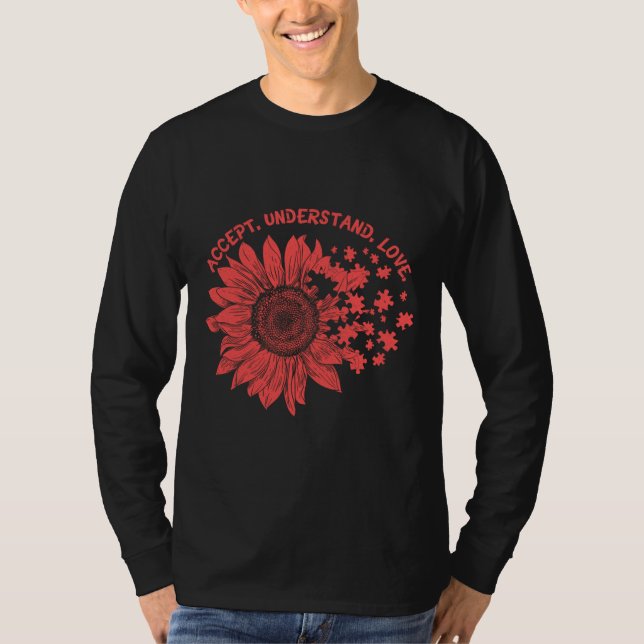 Camiseta Autism Awareness Asd Acceptance Understanding And  (Frente)