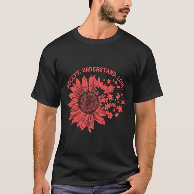 Camiseta Autism Awareness Asd Acceptance Understanding And  (Frente)