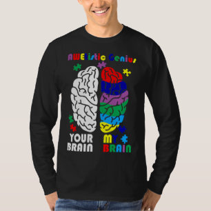 Camiseta Autism Awareness Awetistic Genius