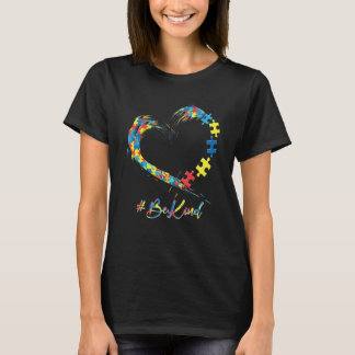 Camiseta Autism Awareness Be Kind Kindness Heart Puzzle