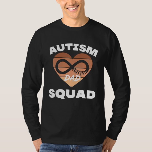 Camiseta Autism Awareness Dad Of Autistic Son Kids Autism D (Frente)