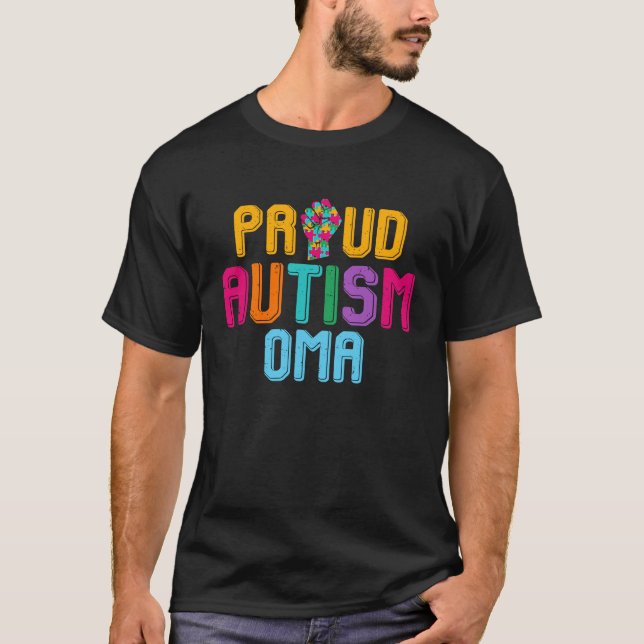 Camiseta Autism Awareness Day Matching Family Proud Autism  (Frente)