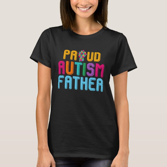 Camiseta Autism Awareness Day Matching Family Proud Autism  (Frente)