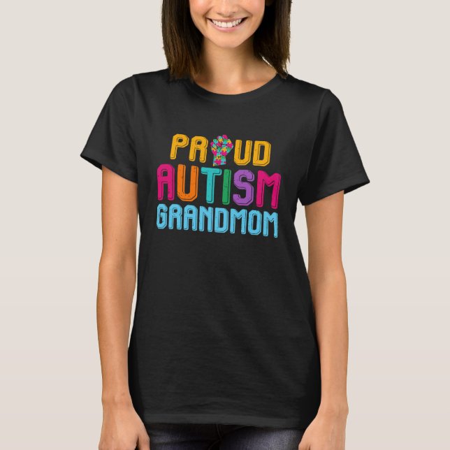 Camiseta Autism Awareness Day Matching Family Proud Autism  (Frente)