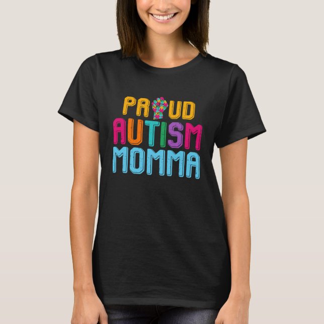 Camiseta Autism Awareness Day Matching Family Proud Autism  (Frente)