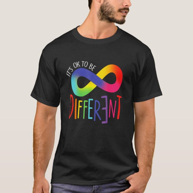 Camiseta Autism Awareness Its Ok To Be Different Acceptance (Frente)