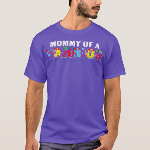Camiseta Autism Awareness Mommy Of A Warrior Autism Mom