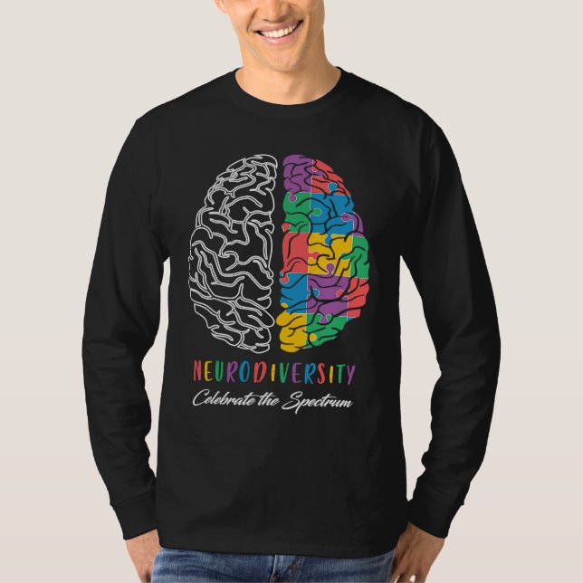 Camiseta Autism Awareness Neurodiversity Celebrate The Spec (Frente)