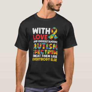Camiseta AUTISM AWARENESS Support Autism Kids For Mãe Pai