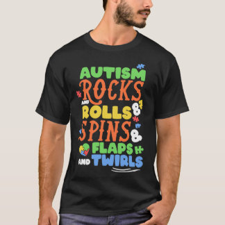 Camiseta AUTISM AWARENESS Support Autism Kids for Mamãe Pai