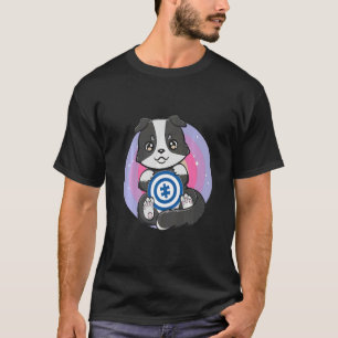 Camiseta Autism Border Collie Quebra-cabeça Piece Cute Herd