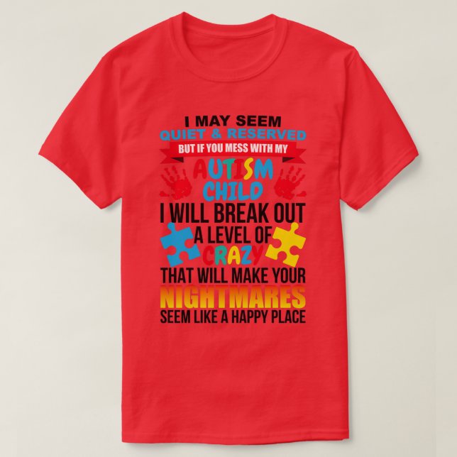 Camiseta Autism Child 1 (Frente do Design)