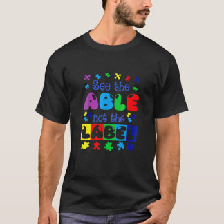 Camiseta AUTISM CONSCIENESS Sup Port Autism Kids Para O Pai
