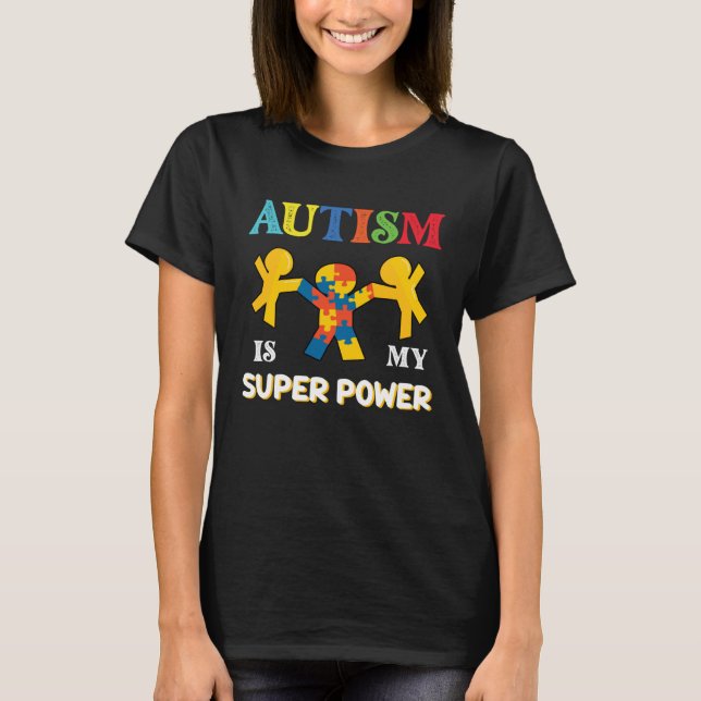 Camiseta autism day awareness autistic love puzzle kids pro (Frente)