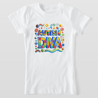 Camiseta Autism Diva Shirt