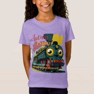 Camiseta Autism Express - Gráfico divertido