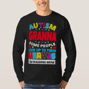 Camiseta Autism Granna Pessoas Olham Para Os Heróis Ascensã