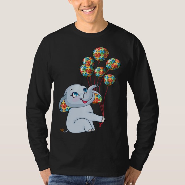 Camiseta Autism is my Incredible talent Baby Elephant Autis (Frente)