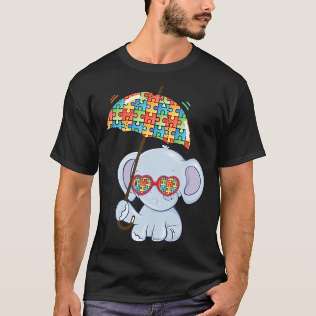 Camiseta Autism is my Incredible talent Baby Elephant Autis (Frente)