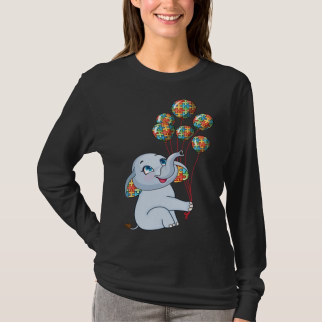 Camiseta Autism is my Incredible talent Baby Elephant Autis (Frente)