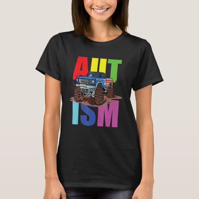 Camiseta Autism Mega Truck (Frente)