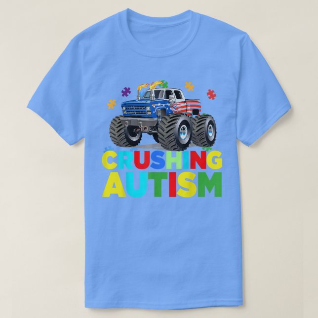 Camiseta Autism Mega Truck71 (Frente do Design)