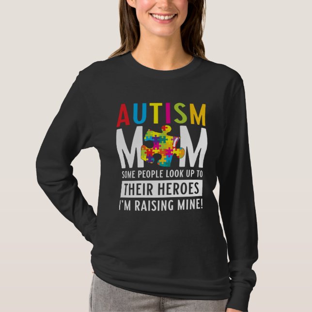 Camiseta Autism Mom Puzzle Autism Awareness Puzzle Piece (Frente)